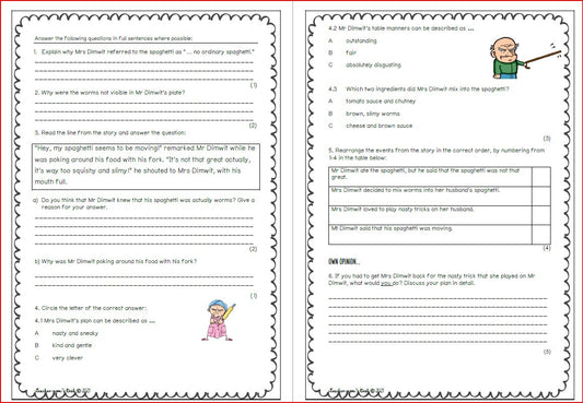 ENG HL BASELINE ASSESSMENT (Grade 5) Term 1