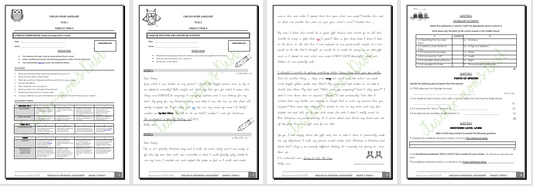 ENG HL WORKBOOK / REVISION TESTS GR 5 TERM 3 2022