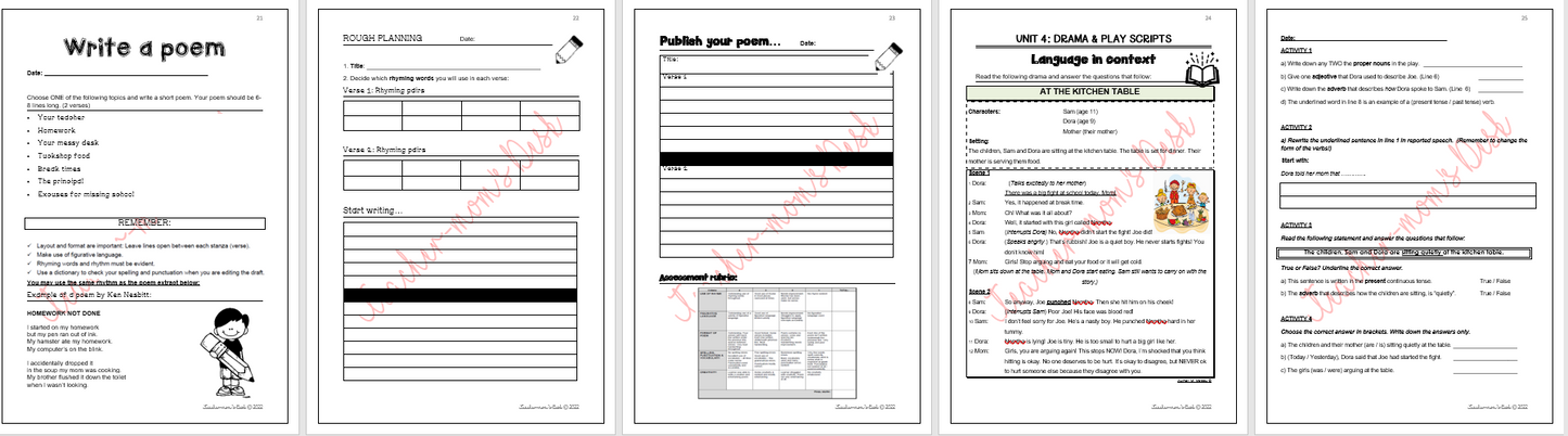 ENGLISH FAL / HL WORKBOOK GR 4 TERM 3