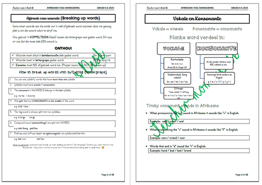 AFRIKAANS HT/EAT HANDLEIDING GR 4-6