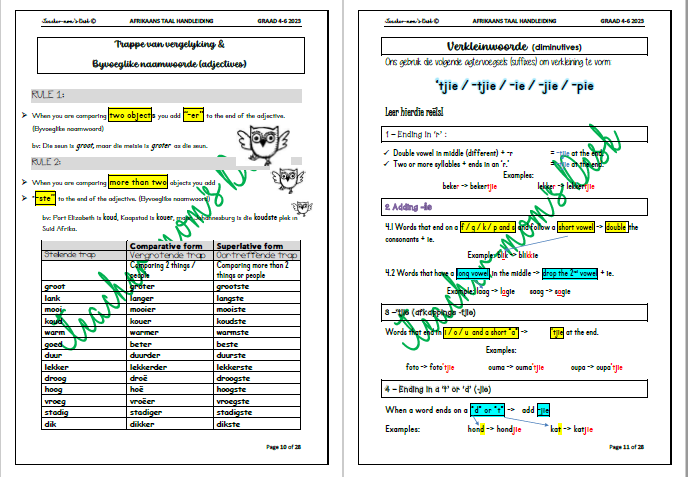 AFRIKAANS HT/EAT HANDLEIDING GR 4-6
