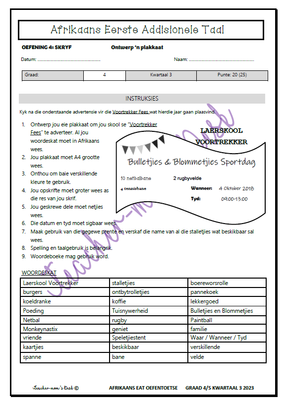AFR EAT OEFENTOETSE GR 4-5 KW 3 2023