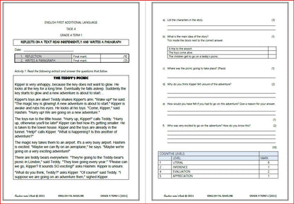 ENGLISH FAL BASELINE ASSESSMENT TERM 1 GRADE 4