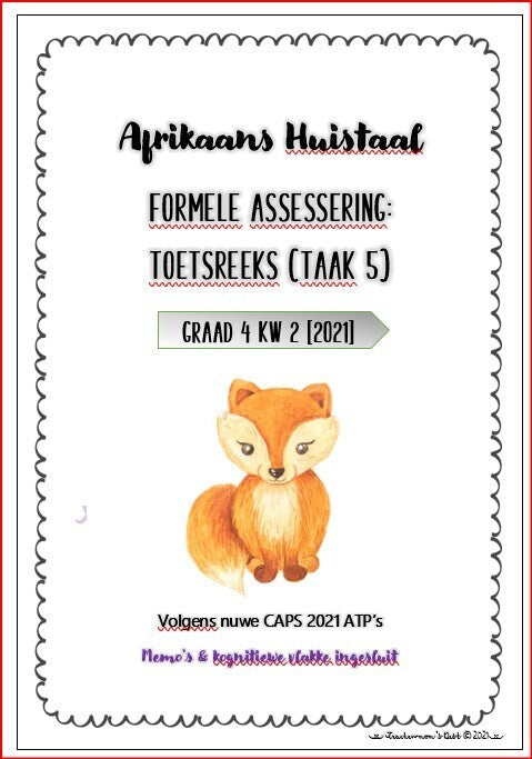 AFRIKAANS HT FAT GR 4 KWARTAAL 2