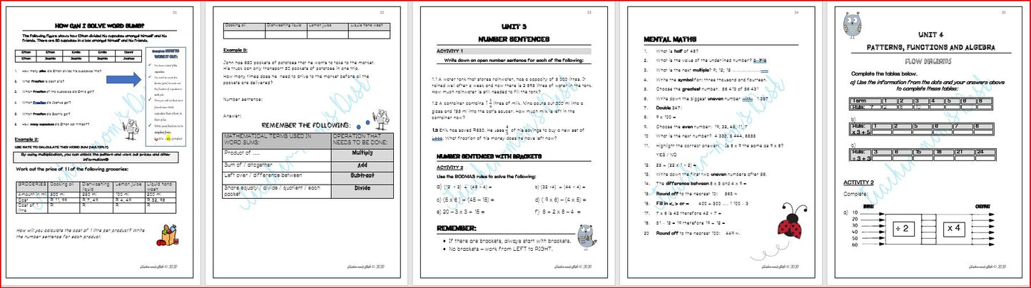 MATHS INTERVENTION BOOKLET GR 4 TERM 1-3