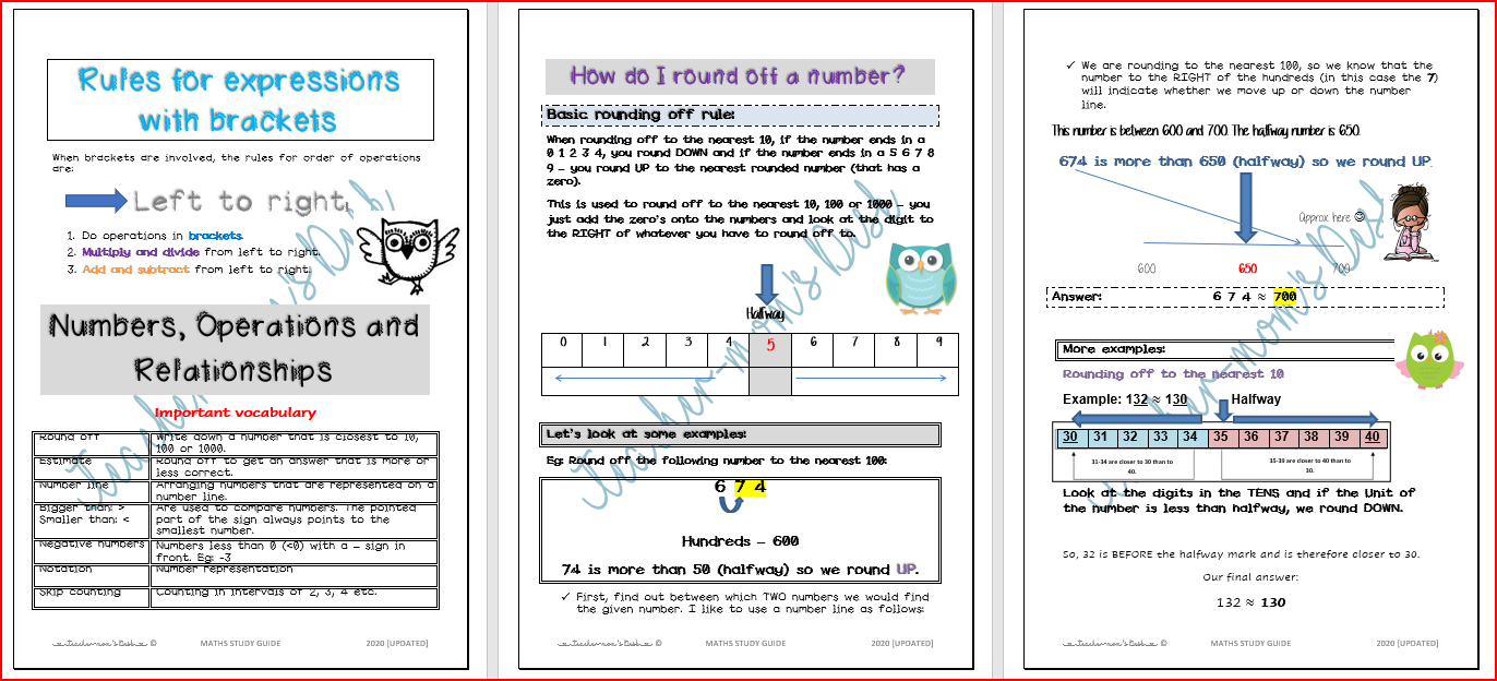 MATHS STUDY GUIDE GRADE 4