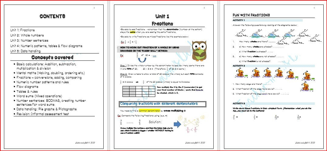 MATHS INTERVENTION BOOKLET GR 4 TERM 1-3