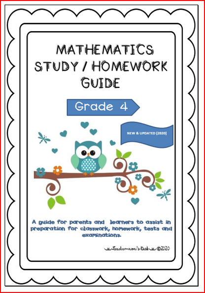 MATHS STUDY GUIDE GRADE 4