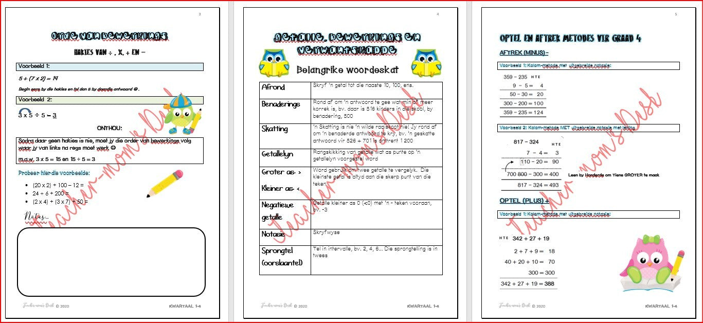 WISKUNDE STUDIEGIDS GR 4