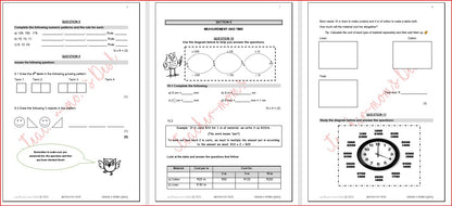 MATHS REVISION TEST & MEMO GR 4 TERM 3