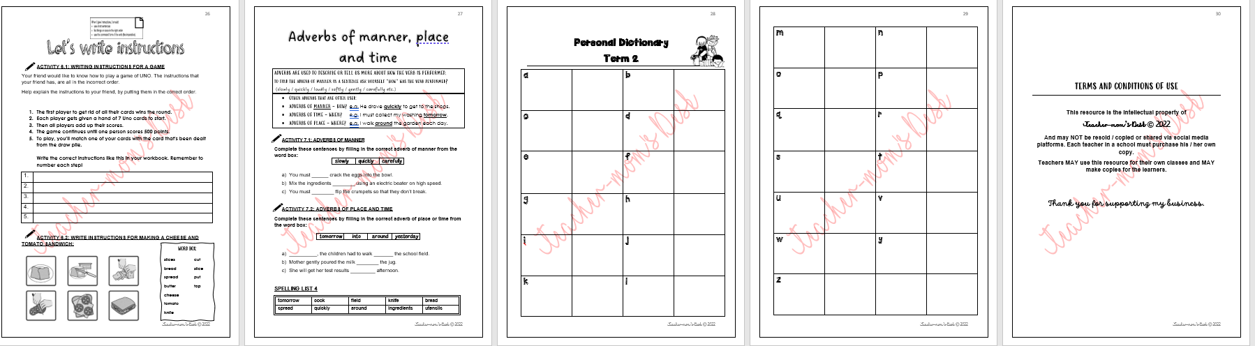 ENGLISH FAL / HL WORKBOOK GRADE 4 TERM 2 [2022]