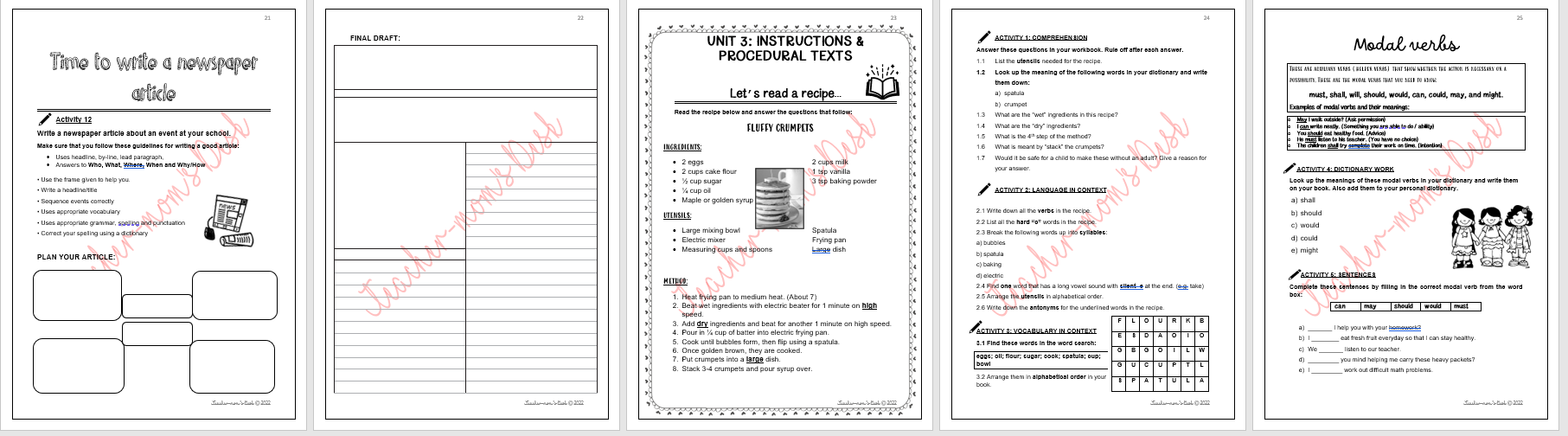 ENGLISH FAL / HL WORKBOOK GRADE 4 TERM 2 [2022]