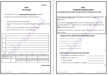 AFRIKAANS EAT FAT: RESPONS OP TEKSTE GR 5 KWARTAAL 2