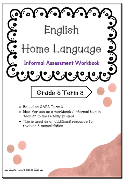ENG HL WORKBOOK / REVISION TESTS GR 5 TERM 3 2022