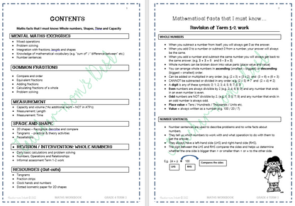 MATHS WORKBOOK GR 4 TERM 3 [2022]