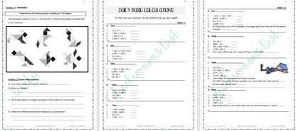 MATHS WORKBOOK GR 4 TERM 3 [2022]