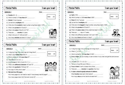 MATHS WORKBOOK GR 4 TERM 3 [2022]
