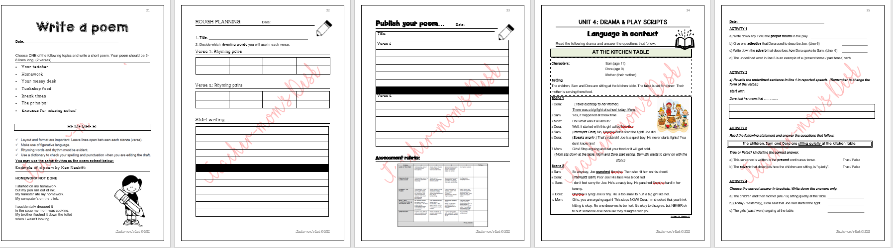 ENGLISH FAL / HL WORKBOOK GR 4 TERM 3