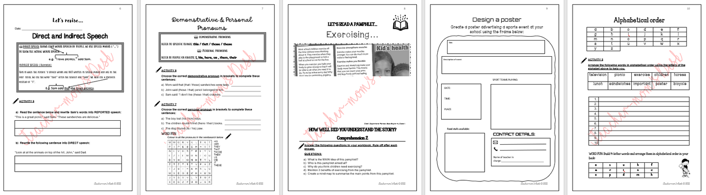 ENGLISH FAL / HL WORKBOOK GR 4 TERM 3