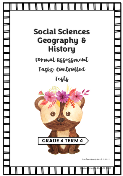 SOCIAL SCIENCES GEOG & HISTORY FAT GR 4 TERM 4