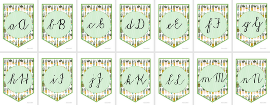 CACTUS THEME CURSIVE WRITING BUNTING GR 4-7