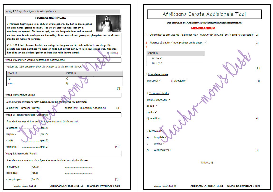 AFR EAT OEFENTOETSE GR 4-5 KW 3 2023