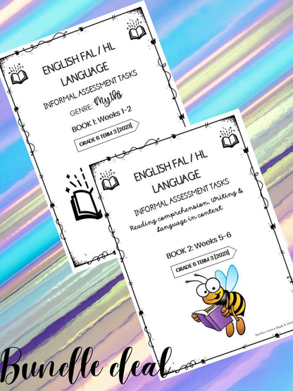 Eng HL/FAL Informal Assessment Term 3 Gr 6 Bundle