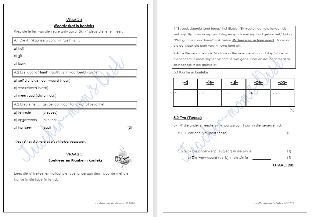 AFR EAT BASISLYN ASSESSERING Gr 4/5 [2024]