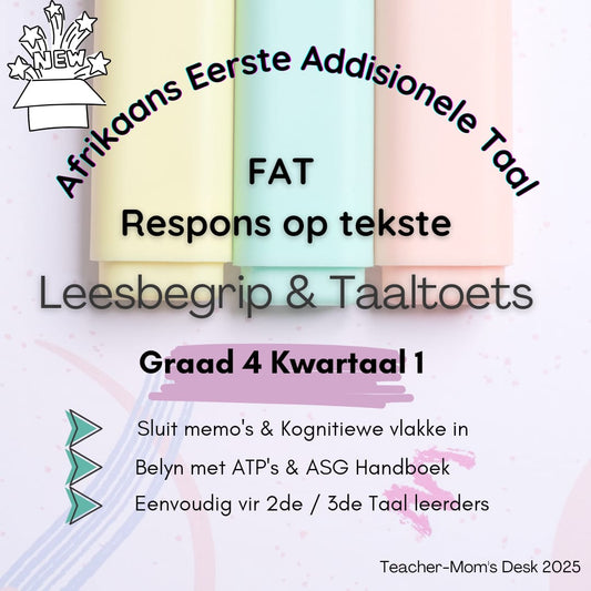 AFRIKAANS EAT FAT GR 4 KW 1 2025 LEESBEGRIP & TAAL