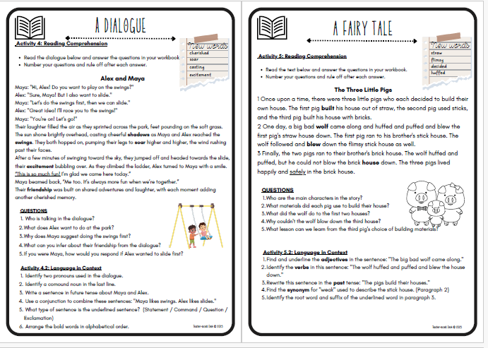 ENGLISH WORKBOOK TERM 4