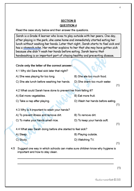 LIFE SKILLS PSW CONTROLLED TEST GR 4 TERM 2