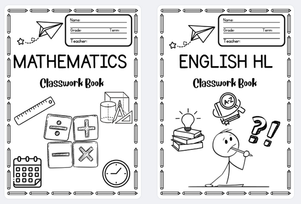 WORKBOOK COVER PAGES & FLIP FILE COVER PACK – Teacher-mom's Desk
