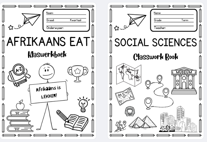 WORKBOOK COVER PAGES & FLIP FILE COVER PACK