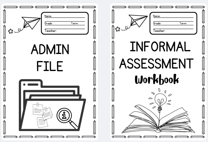 WORKBOOK COVER PAGES & FLIP FILE COVER PACK