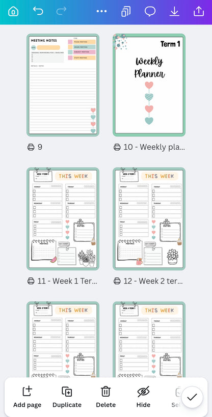 Teacher Planner 2026